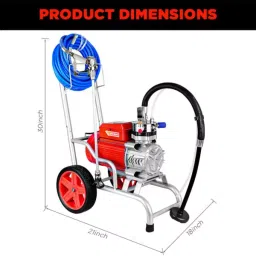 XLNT XL-5500 ECO Airless Paint Sprayer with Powerful 2000W Motor and 12L/min Flow Rate image 2