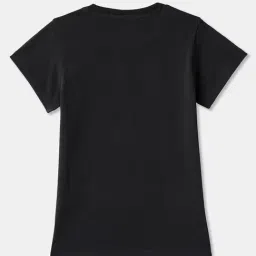 R&B Kids Black Graphic Regular Fit T-Shirt image 2
