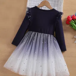 INCLUD Kids-Girls Star Print Fit & Flare Dress image 2
