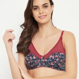 Clovia Multicolor Printed Non-padded Bra-image-51