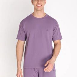 Chkokko Purple Crew T-Shirt-picture-22