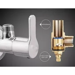 fastgear GENERIC Marc Angle Valve Stainless Steel Chrome Finish Silver, FG093 (Pack of 16) image 3