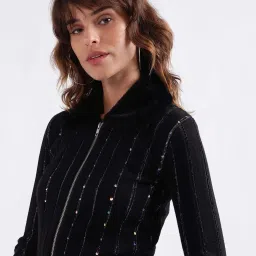 Elle Black Embellished Sweater image 5