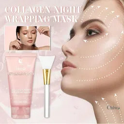 CHIWA Collagen Night Wrapping Mask- 75 ml image 3