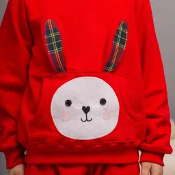 Budding Bees Girls Red Embroidered Sets image 5