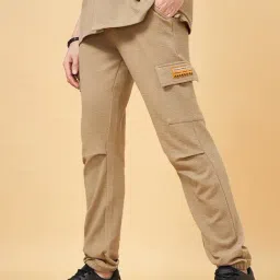 Street 808 by Pantaloons Golden Brown Regular Fit Joggers image 4