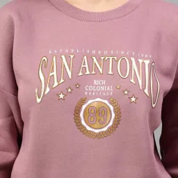 Cantabil Lavender Printed Sweatshirt image 5