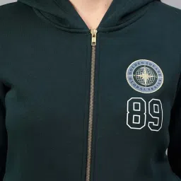 Cantabil Teal Printed Sweatshirt image 5