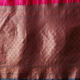 Saree Mall Pink Woven Sarees With Unstitched Blouse image 5
