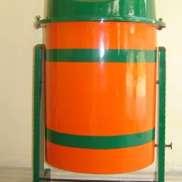 Fibrecrafts India Free Size Multicolor Plastic Push can Dustbin-picture-15