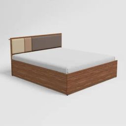 Godrej Interio Trio Morf Grey Engineered Wood Queen Bed with Motorized Storage-picture-26