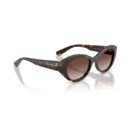 Vogue Eyewear Brown Gradient Irregular Sunglasses for Women image 3