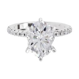 Sparkles Lab Grown Diamond 14k (585) White Gold Ring for Women-picture-35