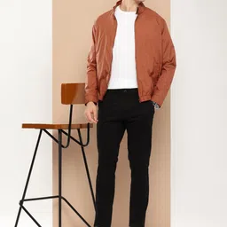 INVICTUS Mock Collar Tailored Jacket image 5