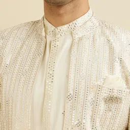 Manyavar Men Embroidered Sherwani Set image 5