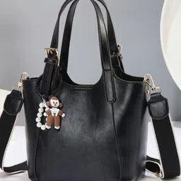 StyleCast Two Handles Detachable Sling Strap Structured Handheld Bag-picture-11