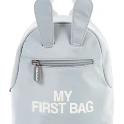 Childhome Kids My First Bag Grey/Offwhite- 9 Inches-image-10