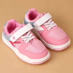 Cute Walk by Babyhug Casual Shoes With Velcro Closure - Purple image 2