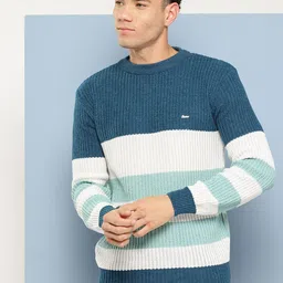 Aarika Striped Woollen Pullover-picture-35