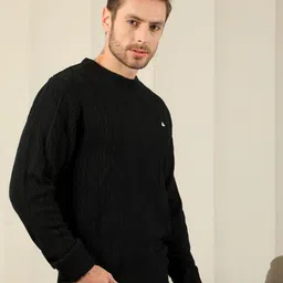 COBB Men Self Design Pullover Sweaters image 3