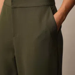 Only Olive High Rise Tailored Pants image 5