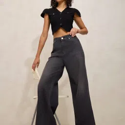 showoffff SHOWOFF Grey Solid Jeans image 5