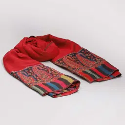 Monte Carlo Women's Maroon Self design Shawl image 5