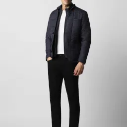 Van Heusen Navy Regular Fit Jacket image 5