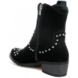 Rag & Co Women's Black Casual Booties image 5