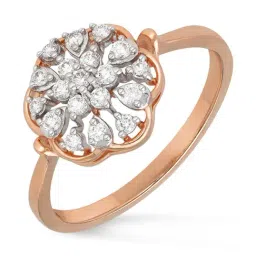 Malabar Gold and Diamonds 18k IGI Certified Diamond Rose Gold Ring for Women-picture-47