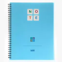 Solo NA 578 Note Book (140 Pages) 3 Color A5 - Frosted Blue image 1