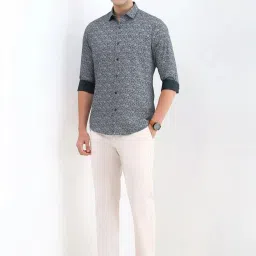 Allen Solly grey Floral Shirts image 5