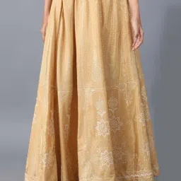 Elleven Beige Printed Skirt-image-56