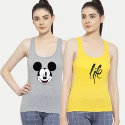 Friskers Multicolor Printed Camisole (Pack Of 2)-picture-28