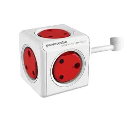 Allocacoc 7700 PowerCube 16A Extension Socket (Red)-picture-18