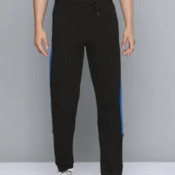 Alcis Black Slim Fit Self Pattern Trackpants-picture-28