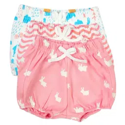 Mee Mee Kids Multicolor Cotton Printed Shorts (Pack of 3)-image-66