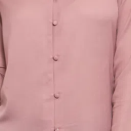 KASSUALLY Pink Relaxed Fit Shirt image 5