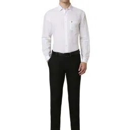Allen Solly White Slim Fit Shirt image 5