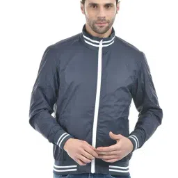 Numero Uno Navy Regular Fit Jackets-image-78