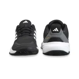 Adidas Men's CourtJam Control 3 Black Tennis Shoes image 5
