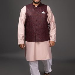 Sizeupp Mandarin Collar Nehru Jacket-picture-11