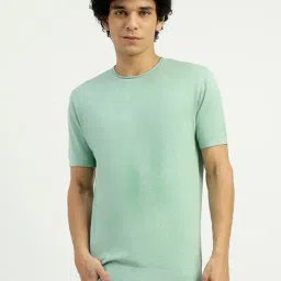 United Colors of Benetton Green Pure Cotton Regular Fit T-Shirt-picture-20