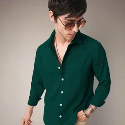 Moda Rapido Spread Collar Long Sleeves Shirt-picture-41