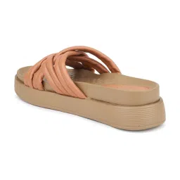 Inc.5 Women's Tan Cross Strap Sandals image 5