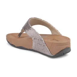 Inc.5 Women's Pewter Thong Wedges image 5