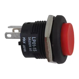 NKK SWITCHES SWITCH, PUSHBUTTON, NON-ILLUMINATED, SPDT, 3A, RED, LP0115CCKW01C-picture-37