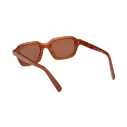 Ermenegildo Zegna EZ0239 51 45E Brown UV Protection Rectangular Sunglasses for Men image 4