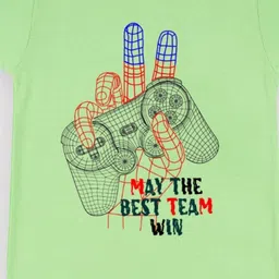 Billion Boys Printed Bio Finish Applique T-shirt image 3