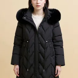 bebe Hooded Puffer Jacket-picture-35